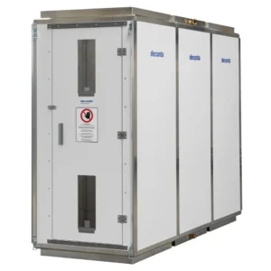 Cabina de alquiler para descontaminación de amianto