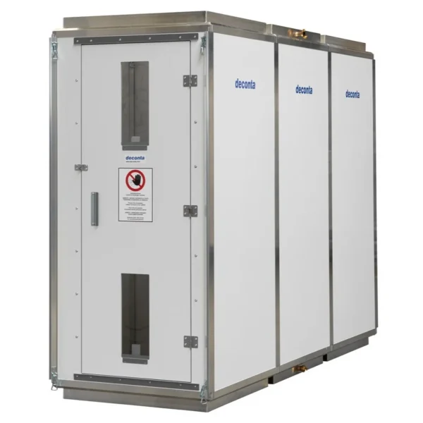 Cabina de alquiler para descontaminación de amianto