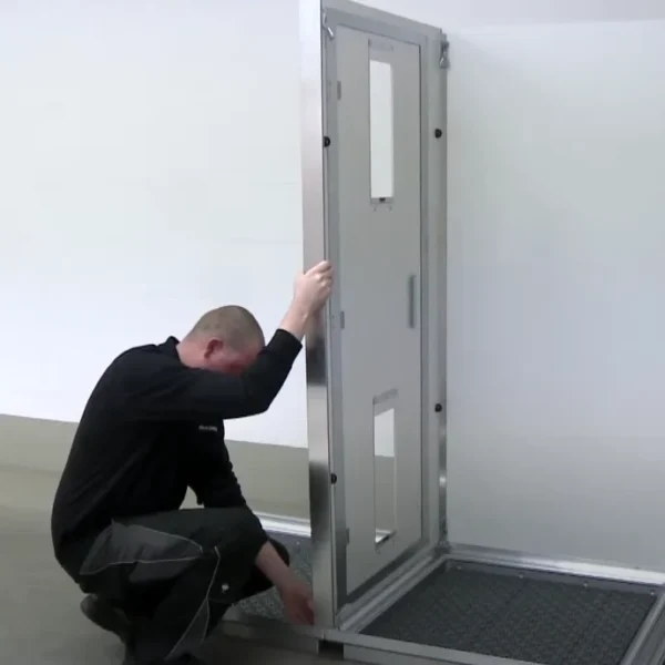 Cabina de alquiler para descontaminación de amianto