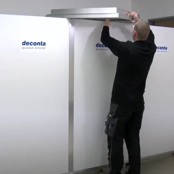 Cabina de alquiler para descontaminación de amianto