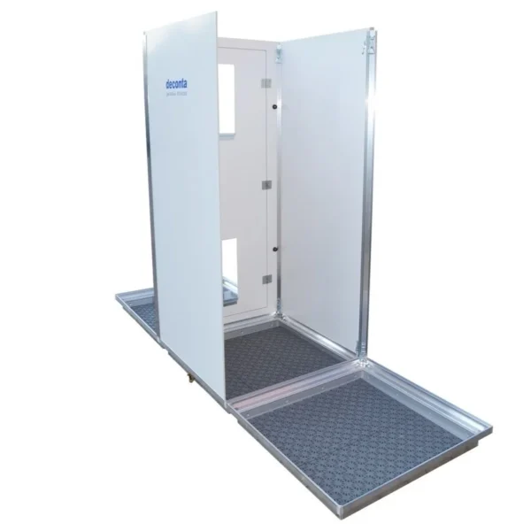 Cabina de alquiler para descontaminación de amianto