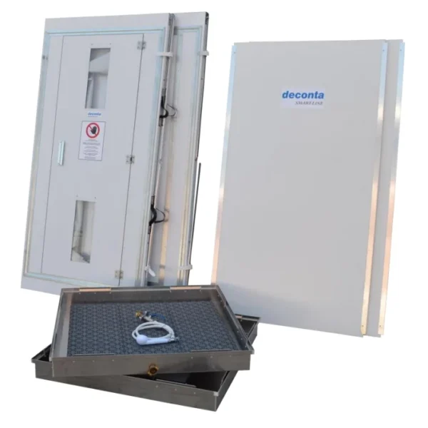 Cabina descontaminación amianto SMART LINE 3 cámaras 750 x 750 x 2000 mm