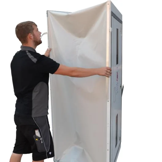 Cabina descontaminación amianto SMART LINE 3 cámaras 750 x 750 x 2000 mm