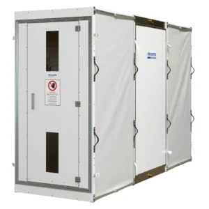 Cabina descontaminación amianto SMART LINE 3 cámaras 750 x 750 x 2000 mm