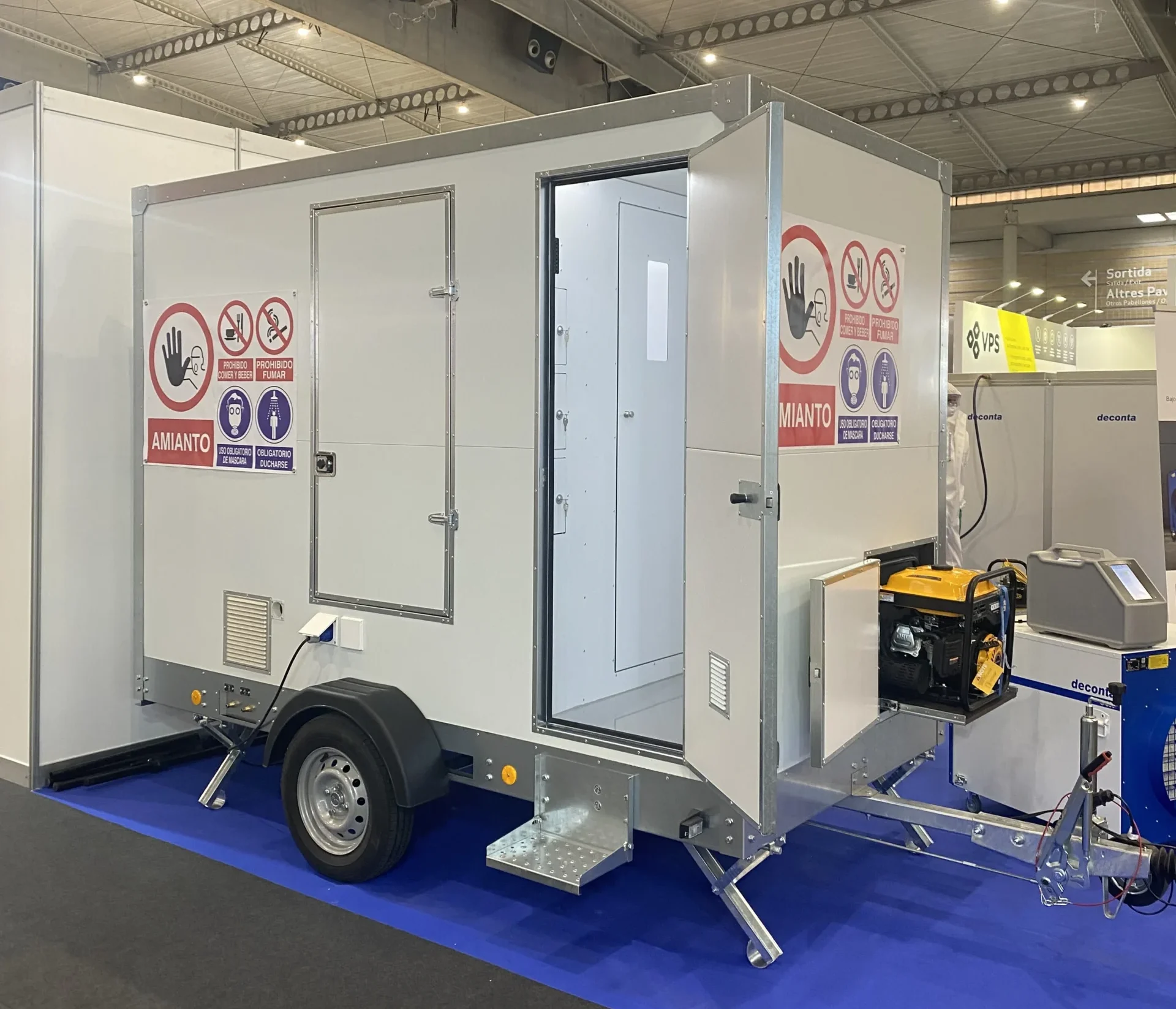 unidad movil para descontaminacion de amianto