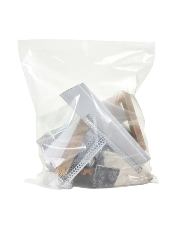 Rollo 25 uds | Bolsas para Amianto transparente 70x110 cm / 25 kg