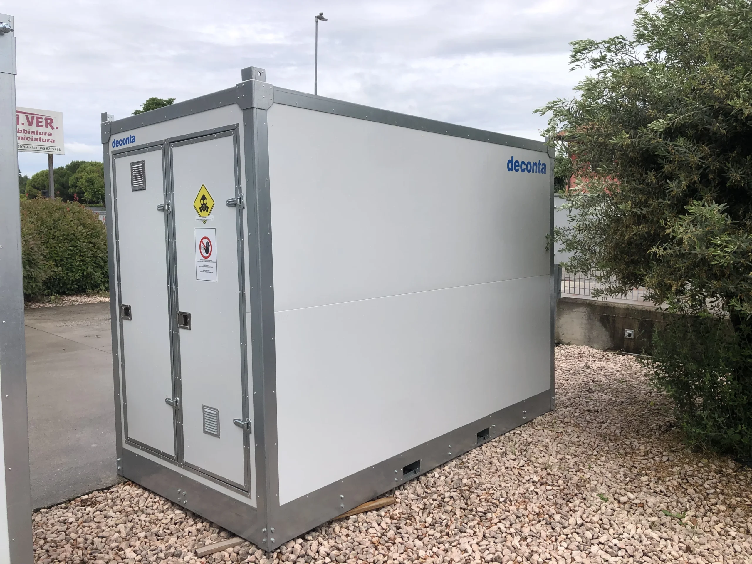 unidad movil para descontaminacion de amianto