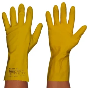 Guantes de látex natural con interior flocado CAT III