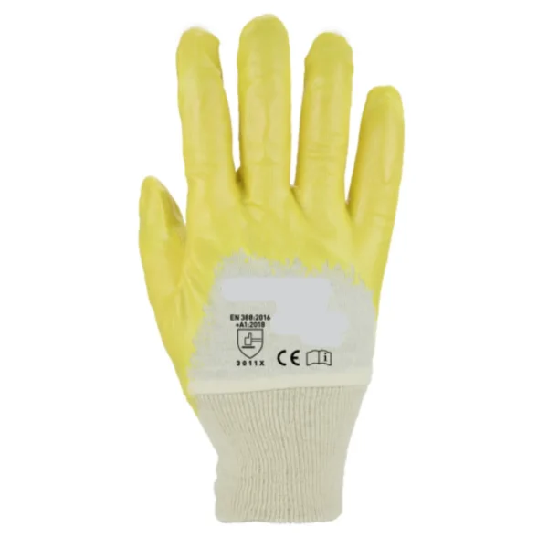 Guantes de algodón con recubrimiento de nitrilo CAT II